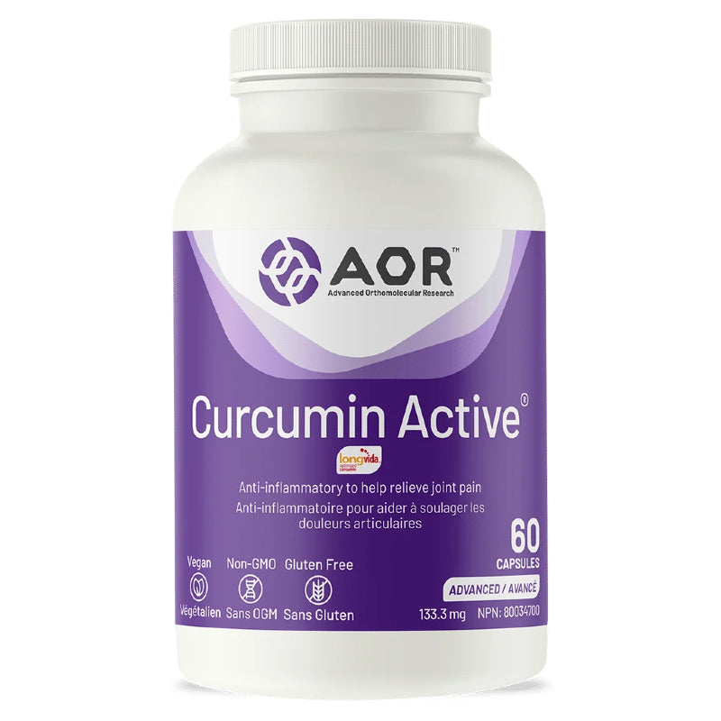 AOR Curcumin Active 133.3mg  60 Vegan Capsules