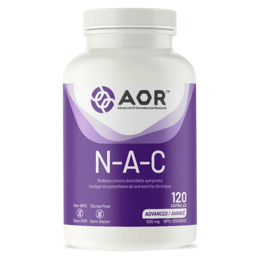 AOR N-A-C N-Acetyl Cysteine 500mg 120 caps