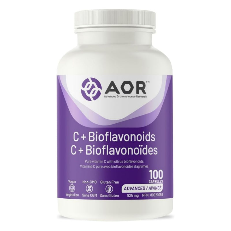 AOR Vitamin C + Bioflavonoids 100 Capsules