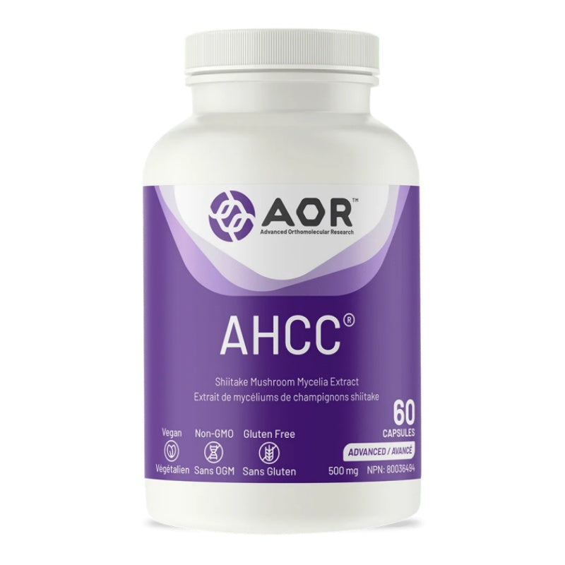 AOR AHCC 60粒素食膠囊 - 香菇菌絲體萃取物 抗氧化