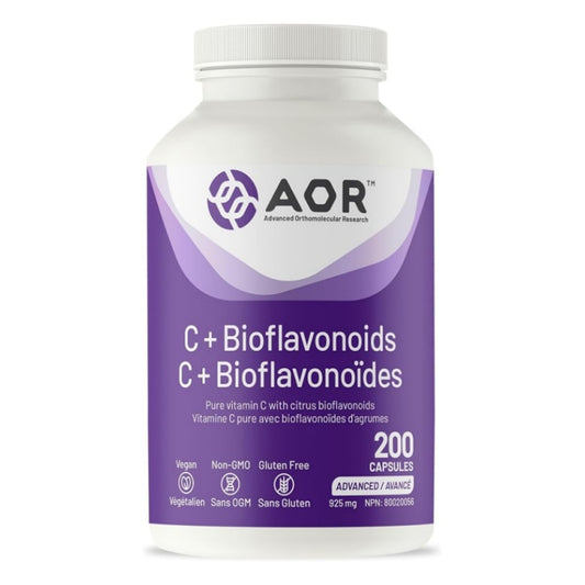 AOR Vitamin C + Bioflavonoids 200 Capsules