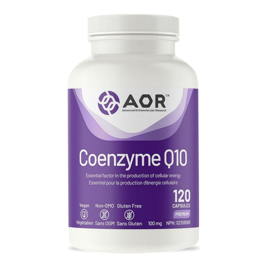 AOR Coenzyme Q10 100 mg 120 Vegan Capsules