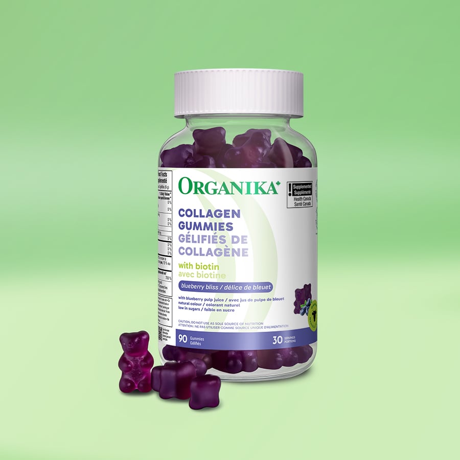 6x Organika Collagen Gummies with Biotin 90's Bundle