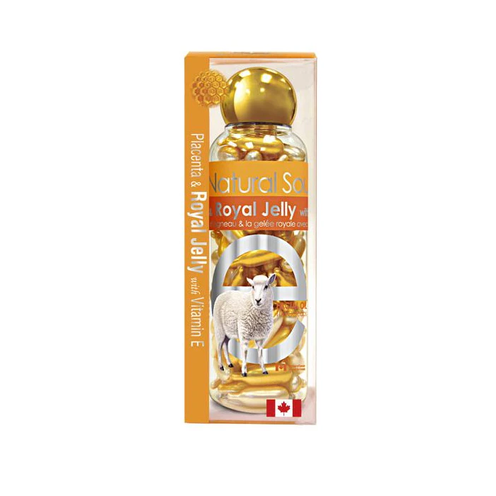 Box of Bill Naturals Royal Jelly with a gold cap on a white background