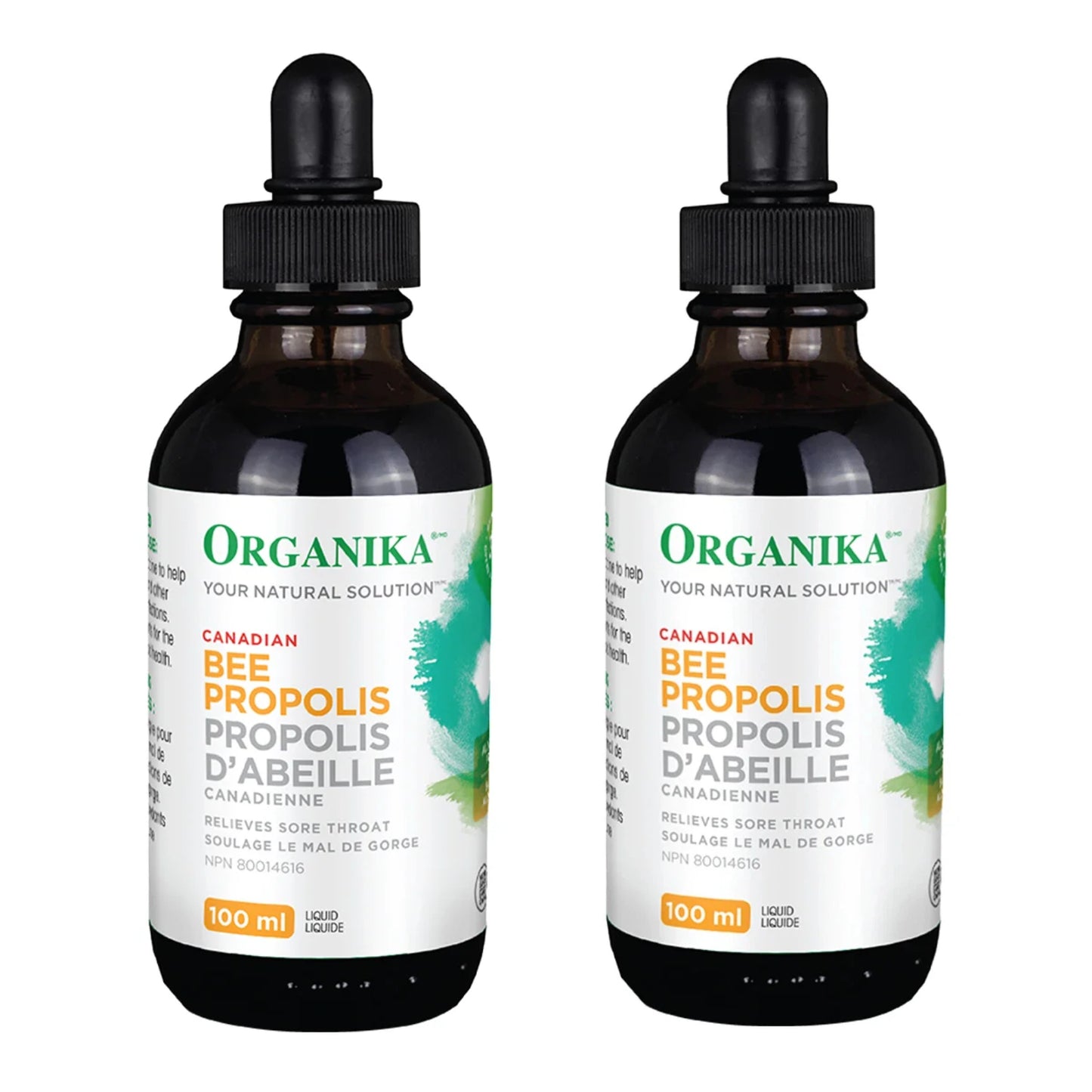 【優惠組合】2瓶 x Organika 液體蜂膠，100ml  抗菌，收斂，抗炎