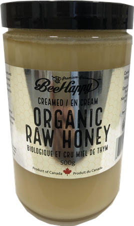 【clearance】Bee Happy Organic Raw Honey 500 g EXP: 02/2025