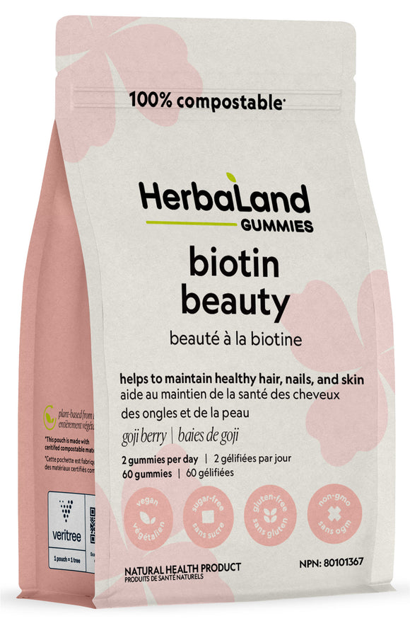 Herbaland Biotin Beauty，90 Gummies