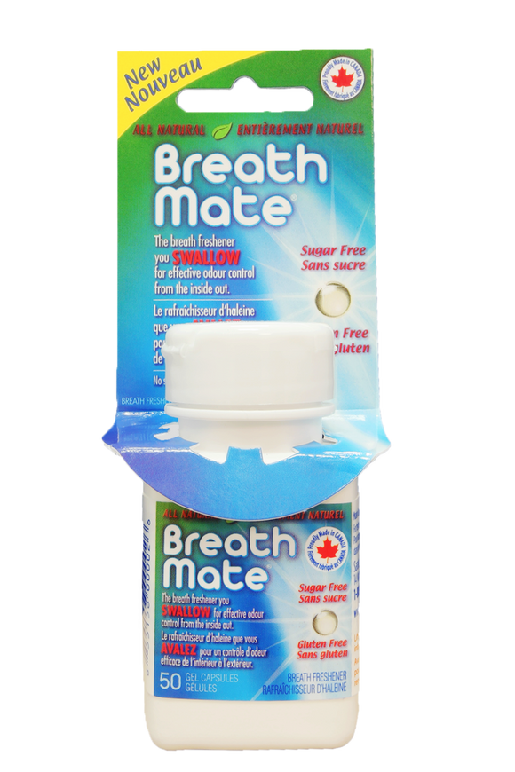 【清倉特價】Breath Mate 清新口氣膠囊，50粒軟膠囊 有效期至2024年7月