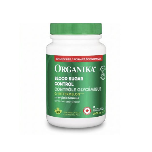 Organika Blood Sugar Control CR-Bitter Melon 50 mcg Bonus Size 120+30 capsules