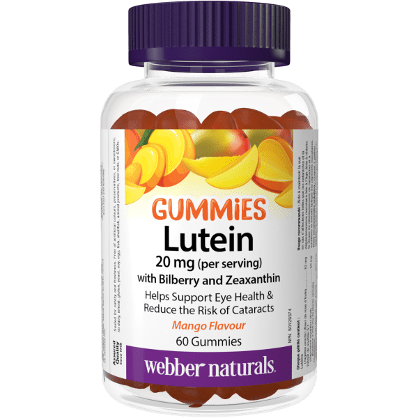 Webber Naturals 葉黃素軟糖(含越橘和玉米黃質)，60 粒軟糖