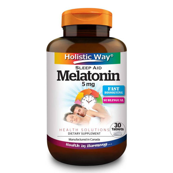 Holistic Way Melatonin 5 mg sublingual 30 tablets