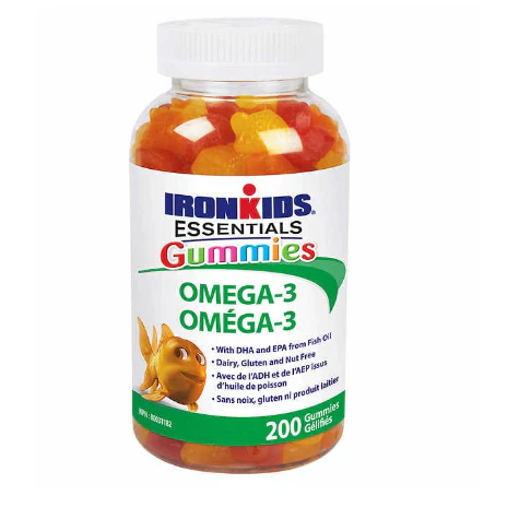 IronKids 小鐵人  Omega-3  水果軟糖，200 顆