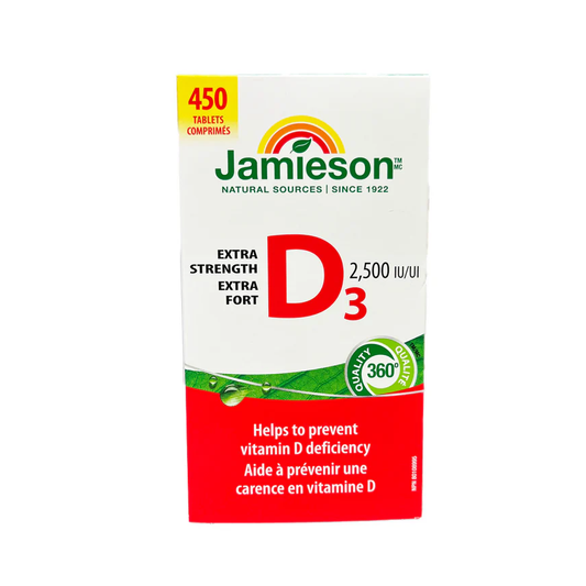 Jamieson Extra Strength Vitamin D3 supplement pac natvd natural vitamin direct 