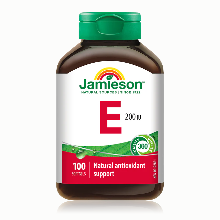 Jamieson 维生素 E 200IU，100 粒软胶囊