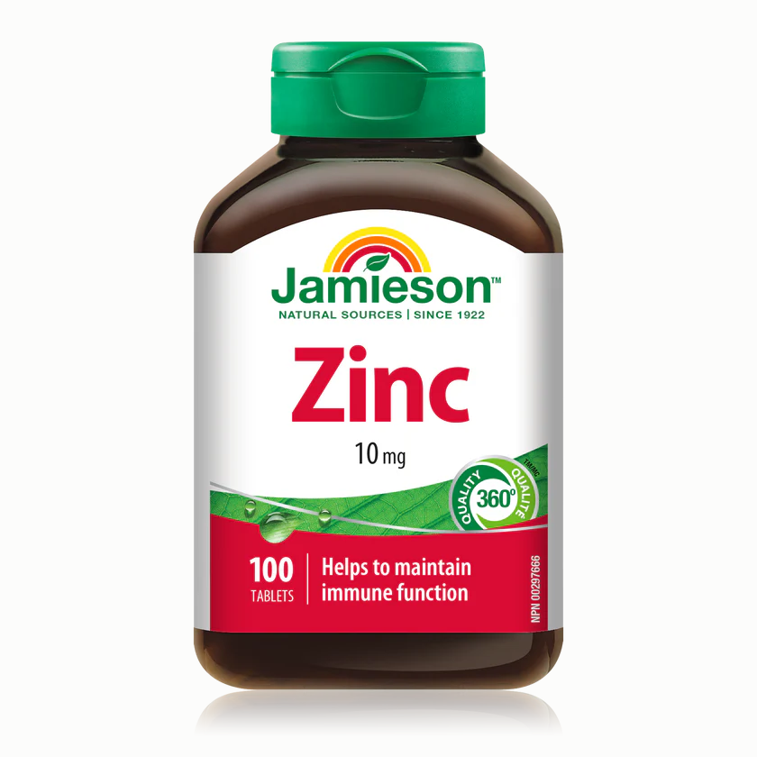 Jamieson Zinc 10 mg 100 tablets