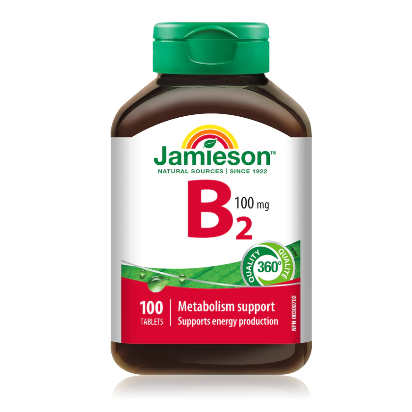 Jamieson 维生素B2（核黄素）100片