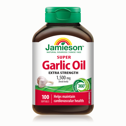 Jamieson Super Garlic Oil 1,500mg 100 softgels
