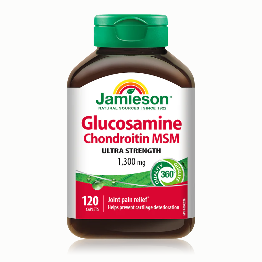 Jamieson 氨基葡萄糖软骨素+MSM，1300 毫克，120 片