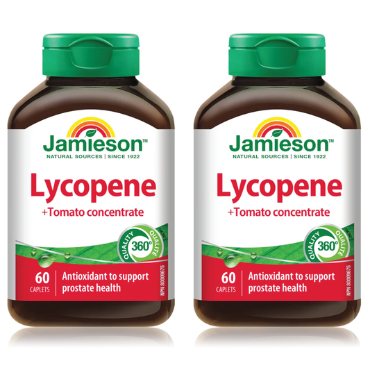 2 x Jamieson Lycopene 10 mg, 60 caplets Bundle