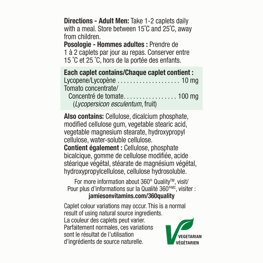 2 x Jamieson Lycopene 10 mg, 60 caplets Bundle