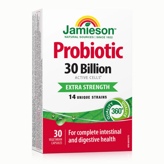 Jamieson Probiotics 30 Billion 30 veg capsules