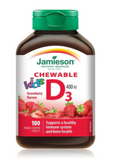 Jamieson健美生 兒童維生素D,400IU,草莓口味,100锭