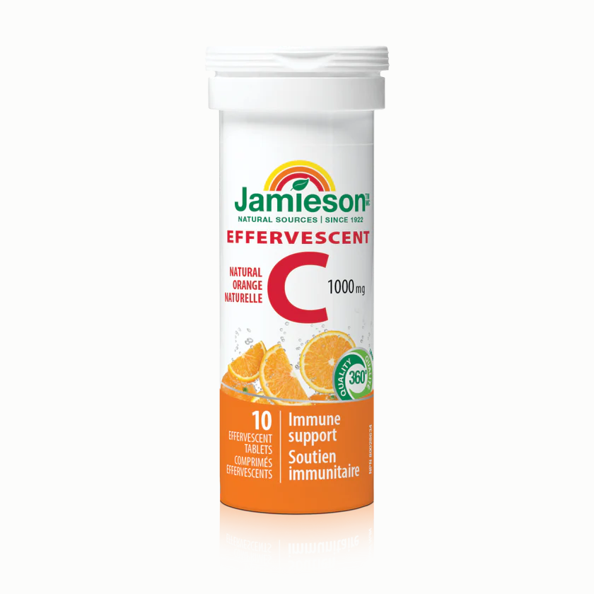 Jamieson 维生素C泡腾片，1000毫克-10片