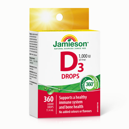 Jamieson Vitamin D3 Drops 11.4 ml