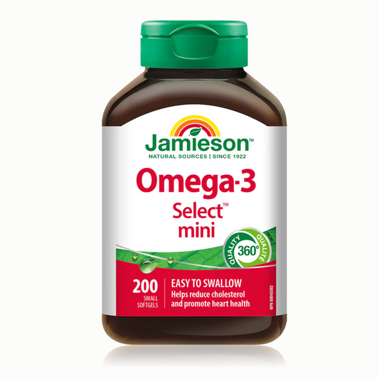 Jamieson Omega-3 Select Mini 200 softgels