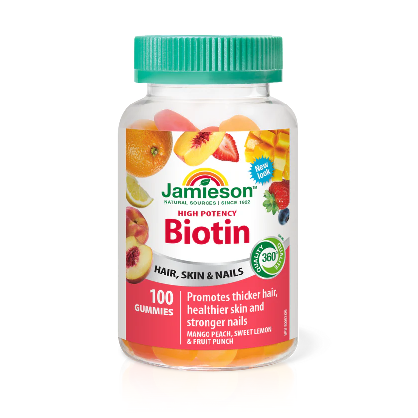 Jamieson High Potency Biotin Gummies, 100 gummies