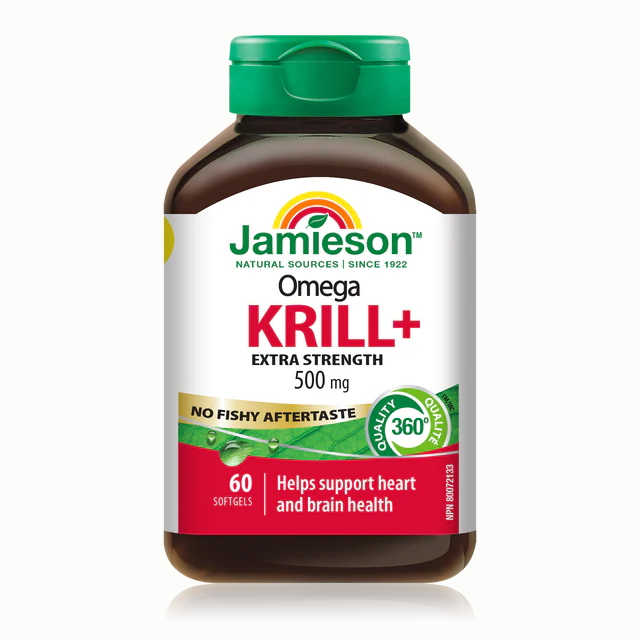 Jamieson Omega Krill Plus 500 mg, 60 softgels