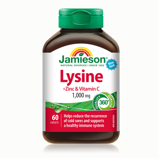 Jamieson Lysine, Zinc, & Vitamin C 60 caplets