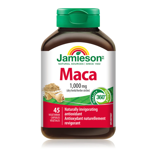 Jamieson Maca 1000 mg 45 veg capsules