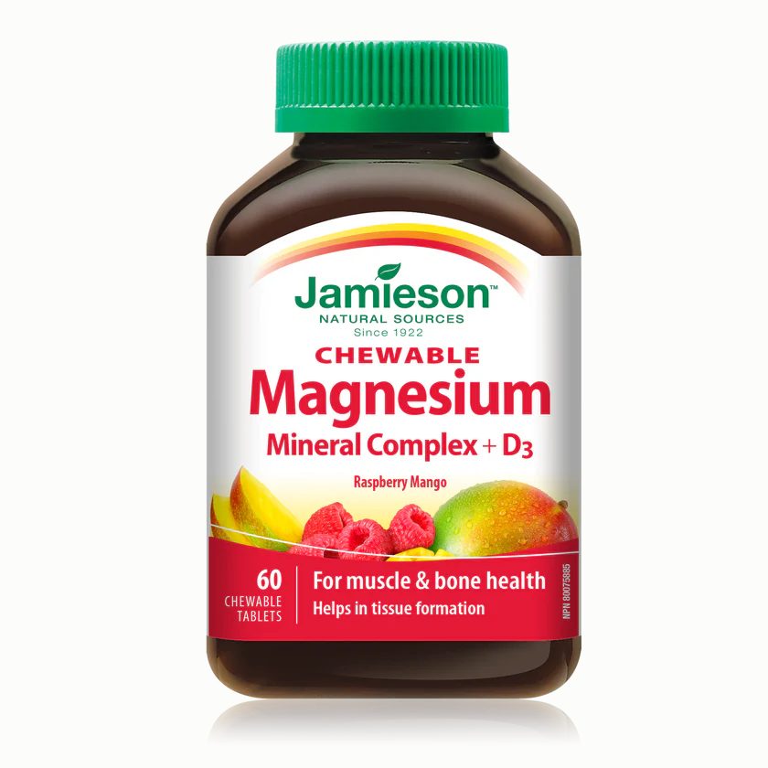 Jamieson Chewable Magnesium Mineral Complex  60's