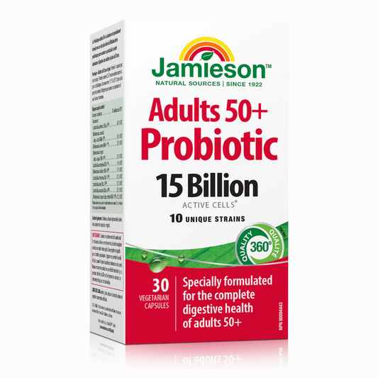 Jamieson Probiotic Complex For Adults 50+, 30 capsules