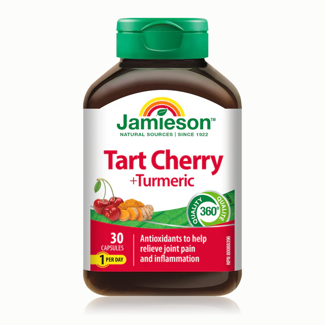 Jamieson Tart Cherry + Turmeric 30 capsules