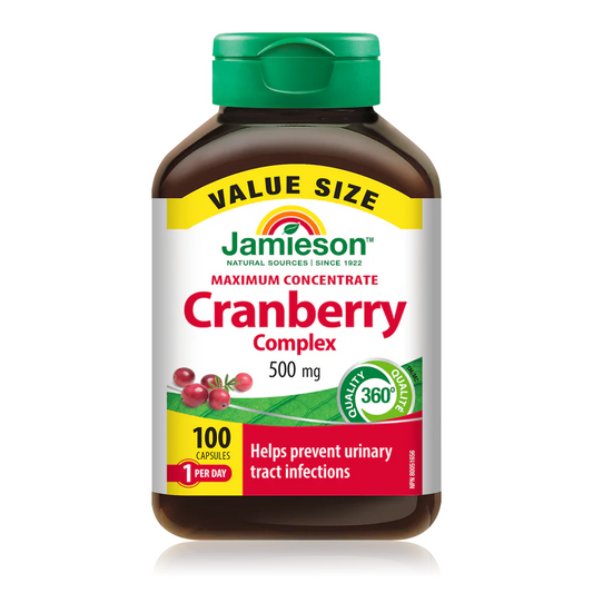 Jamieson Cranberry Complex 500mg 100 Capsules