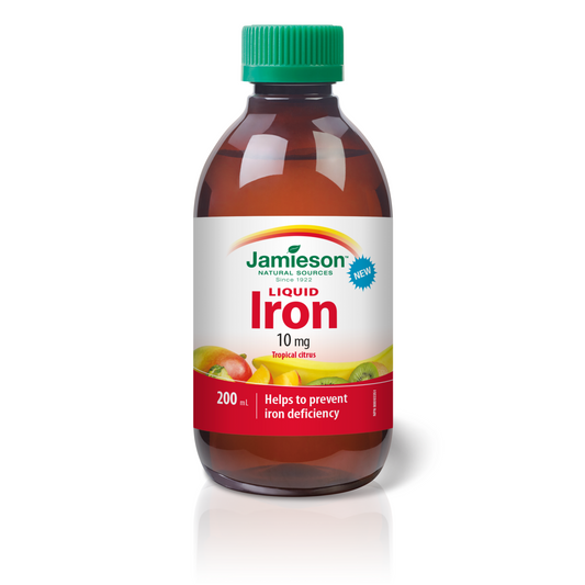 Jamieson Iron Liquid 10mg Tropical Citrus, 200ml