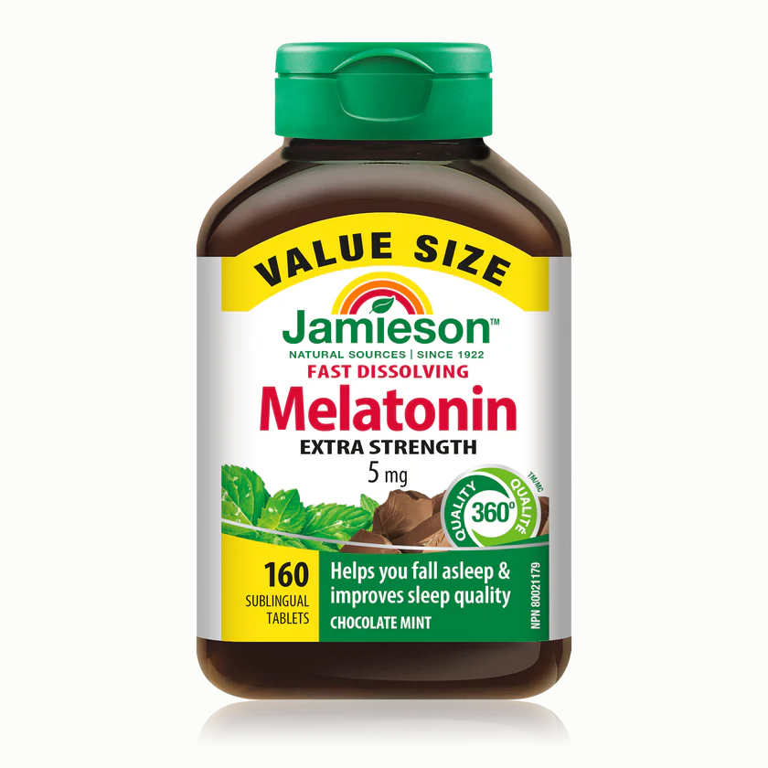 Jamieson Melatonin 5mg Fast Dissolving 160 sublingual tablets