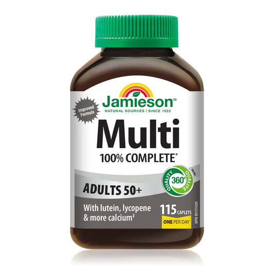 Jamieson 100% Complete Multi 50+, 115 caplets