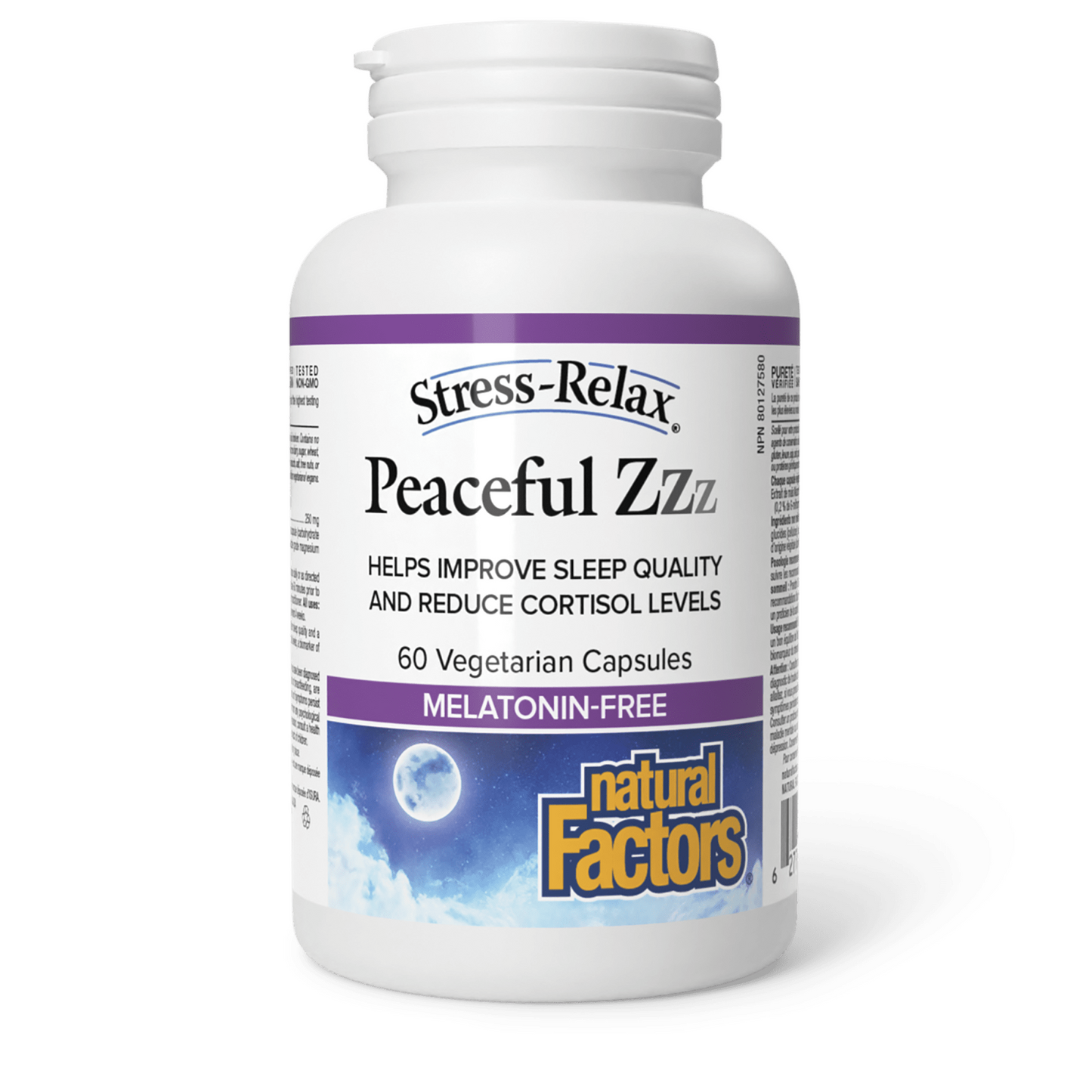 Natural Factors Peaceful Zzz – Melatonin-free 60 Vcapsules