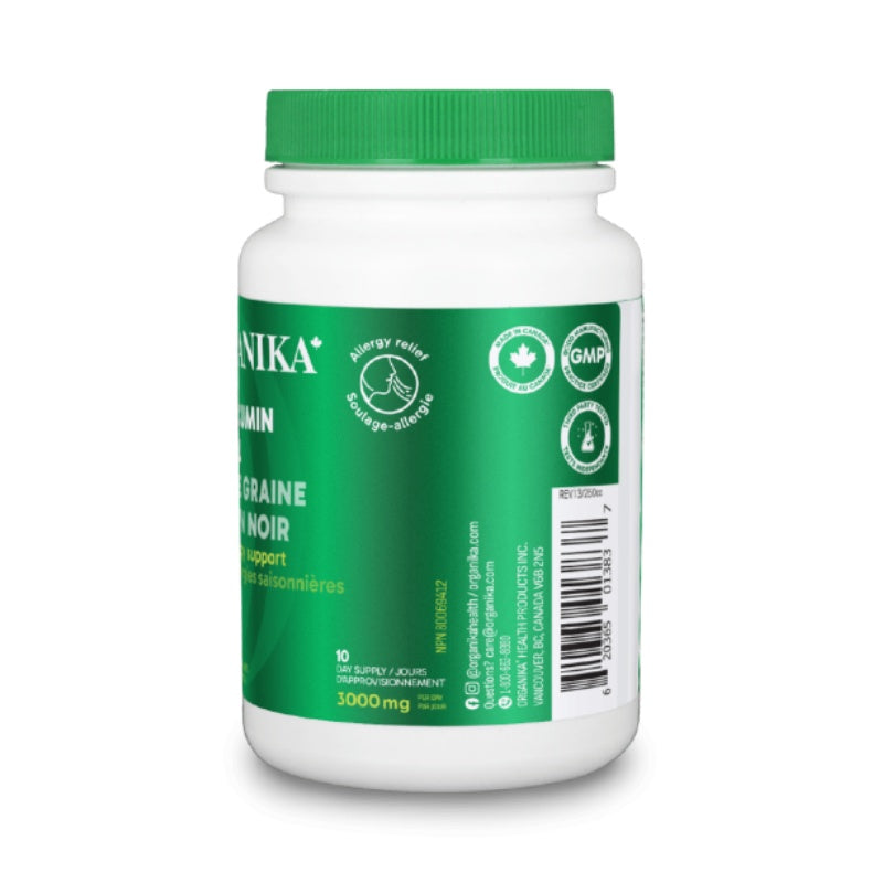 6x Organika Black Cumin Seed Oil 500 mg 60 softgels Bundle