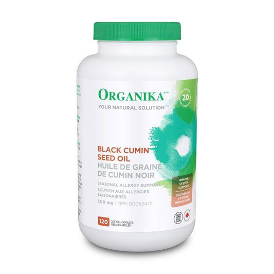 Organika Black Cumin Seed Oil 500 mg 120 softgels