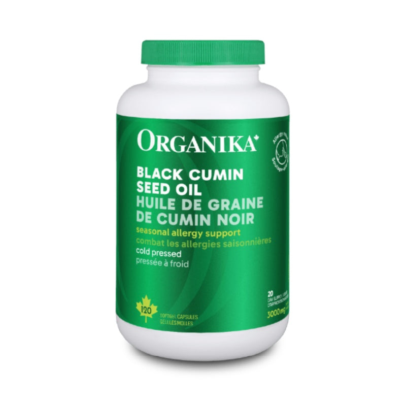 6x Organika Black Cumin Seed Oil 500 mg 120 softgels Bundle