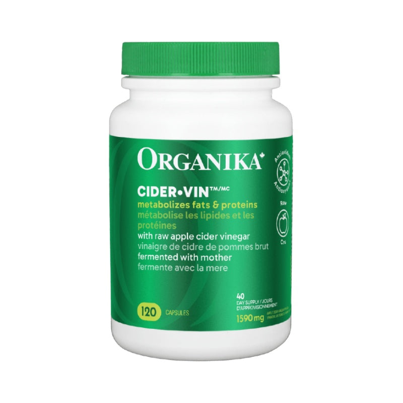 6x Organika Cider Vin 120 capsules Bundle