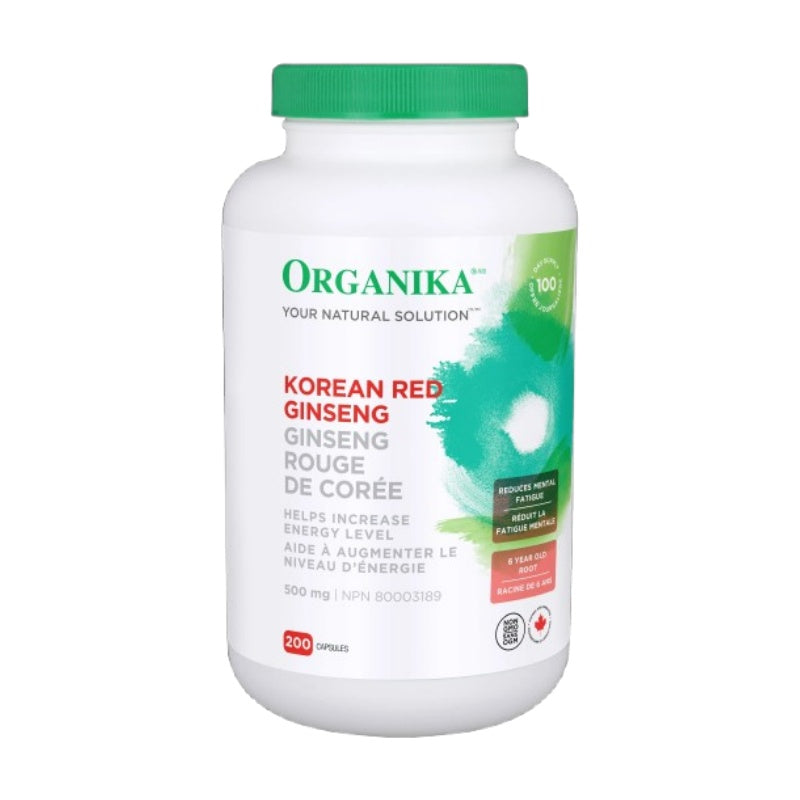 Organika Korean Red Ginseng 500mg 200 caps