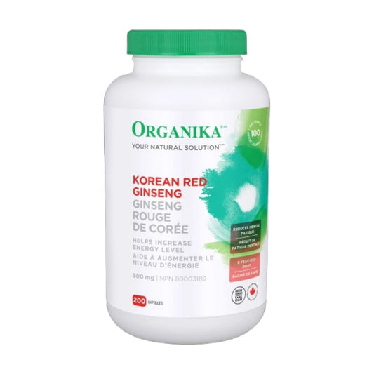 Organika 韓國紅參（提高能量/免疫力） 500mg， 200 粒膠囊