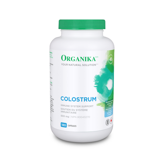 Organika Colostrum Bovine 500mg 180 caps