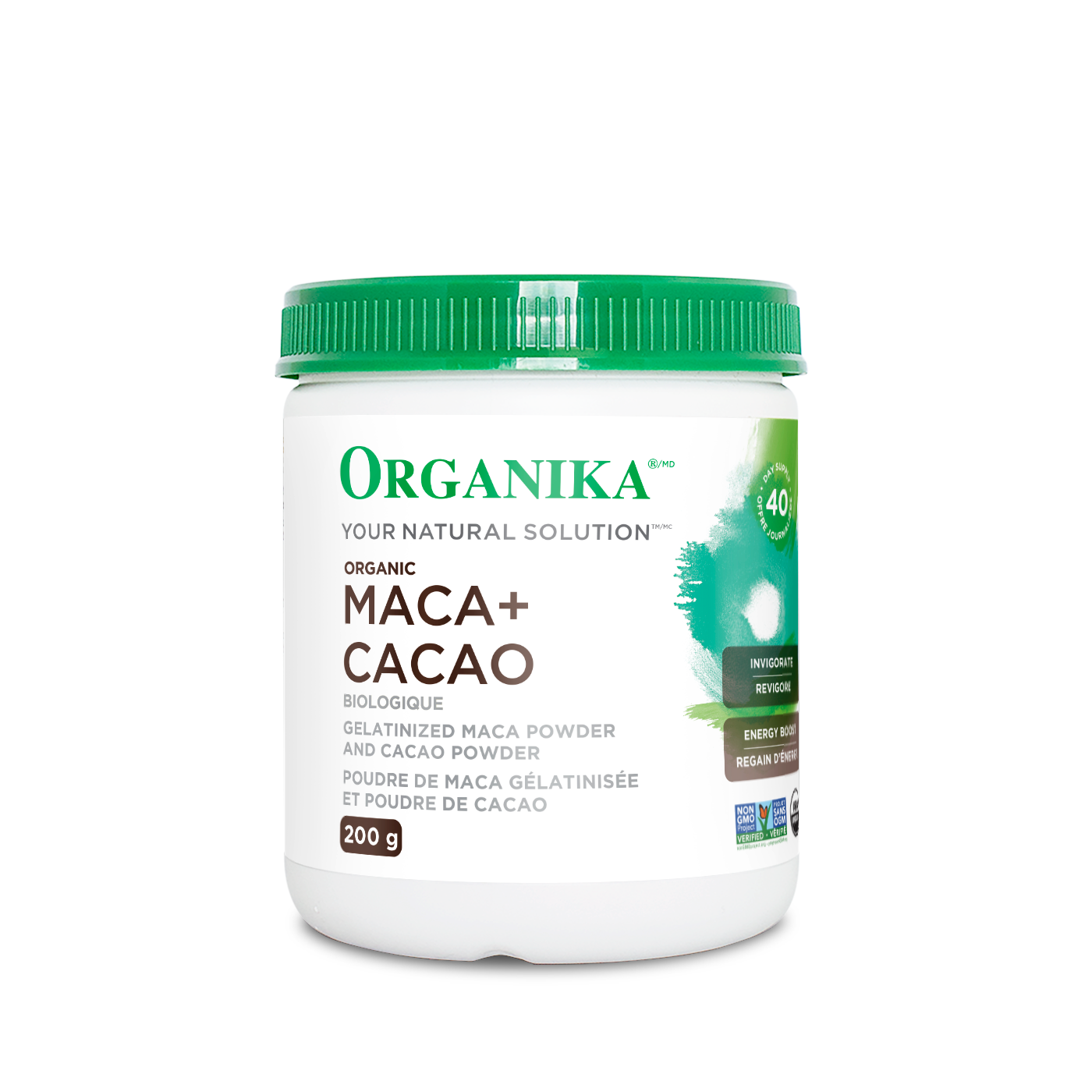 Organika Maca + Cacao Powder 200g