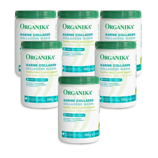 6x Organika Marine Collagen Powder 250g Bundle
